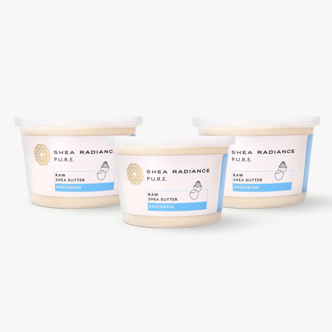 Shearadiance Raw Unrefined Shea Butter for Dry Skin & Hair