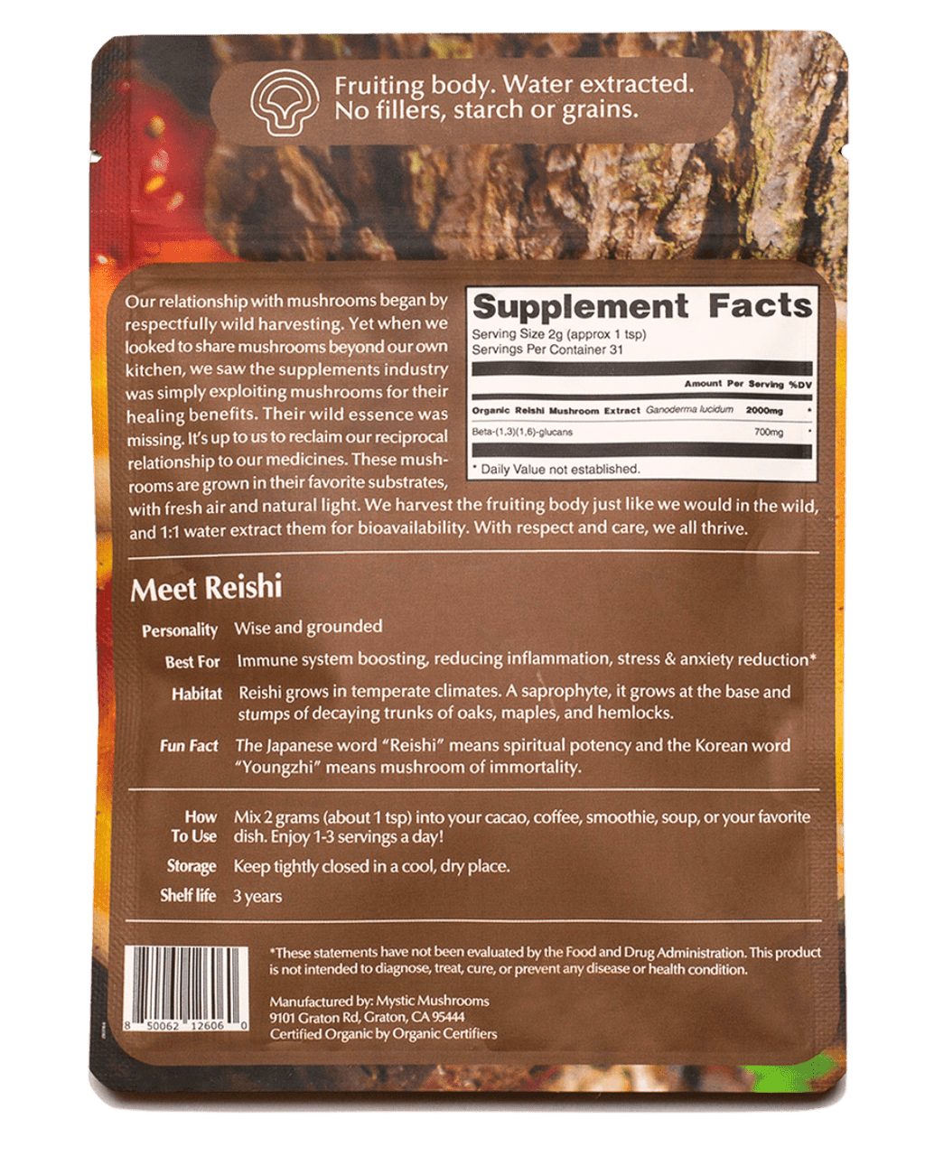 Ora Cacao Reishi