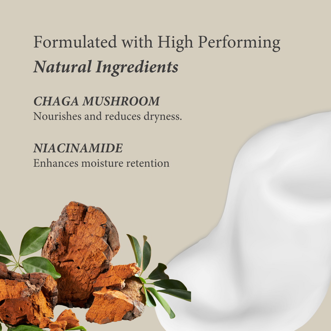 Shearadiance Restorative Hydrating Lotion with Chaga Mushrooms and Niacinamide