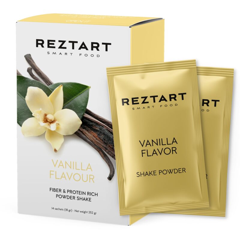 Reztart - Protein and Fiber-Rich Powder Shake with NGC®, Vanilla Flavor