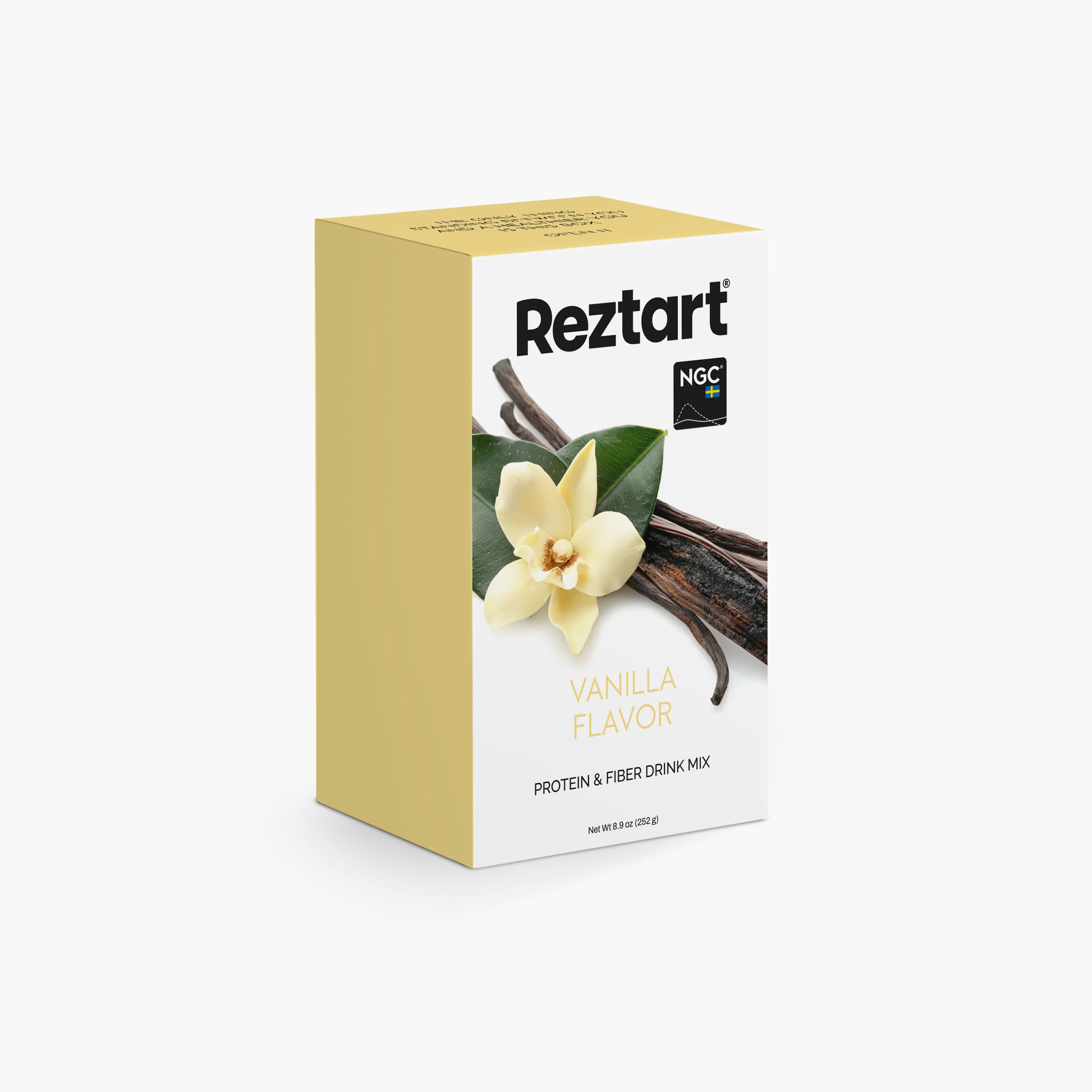 Reztart - Protein and Fiber-Rich Powder Shake with NGC®, Vanilla Flavor