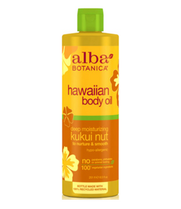 Alba Botanica Kukui Nut Massage Oil (1x8.5 Oz)