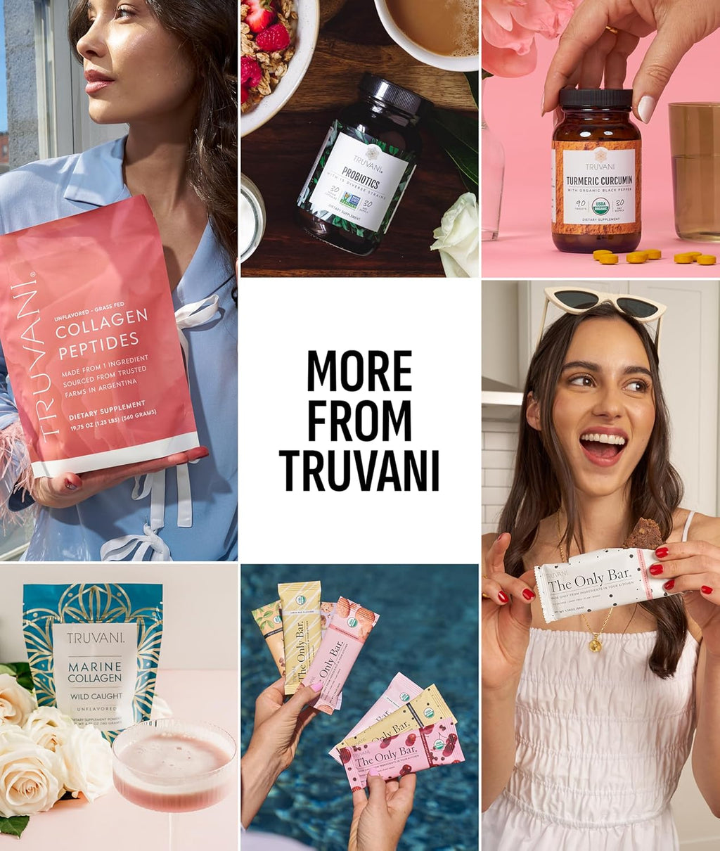 Truvani Plant Based Protein Powder | Vanilla | 20g Organic Pea Protein | 18 Servings | Vegan & Keto | Gluten & Dairy Free | Low Carb | No Added Sugar