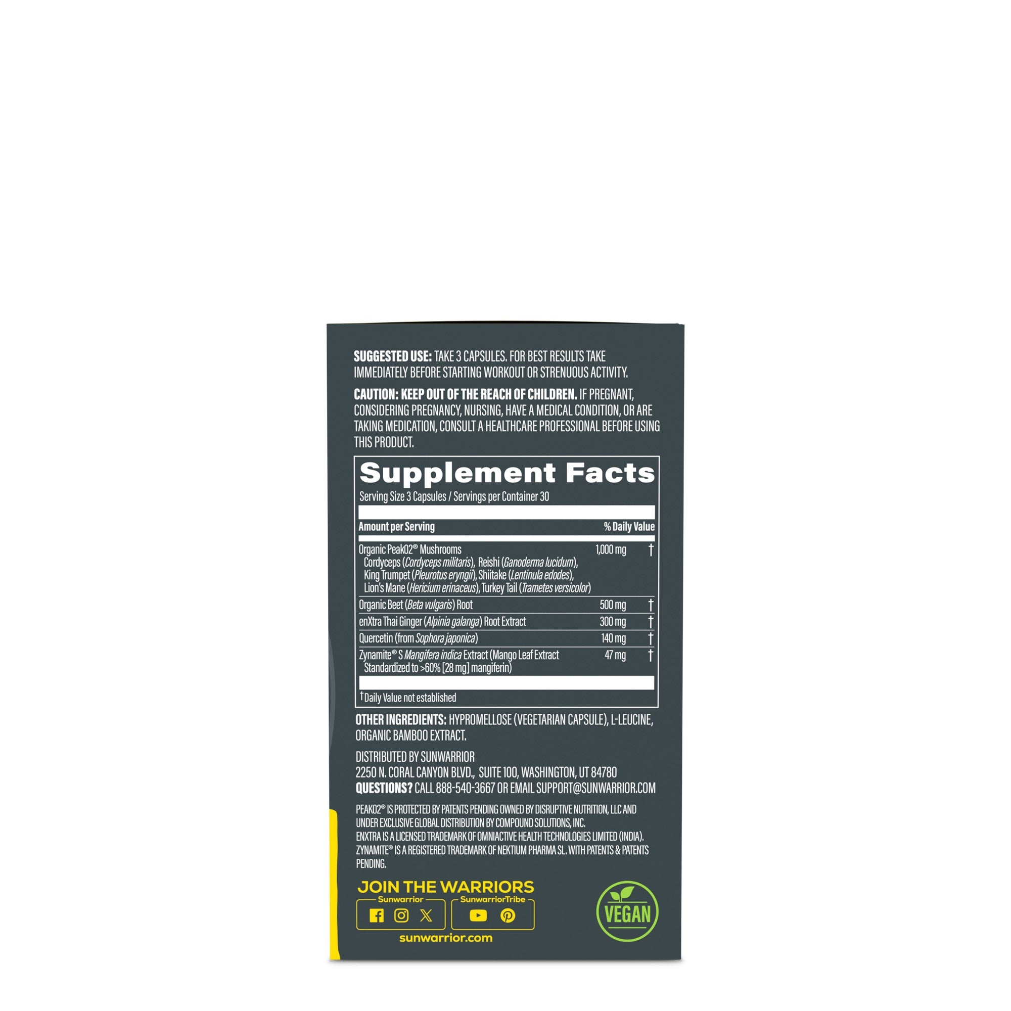 Sunwarrior - Active Energy and Stamina Capsules