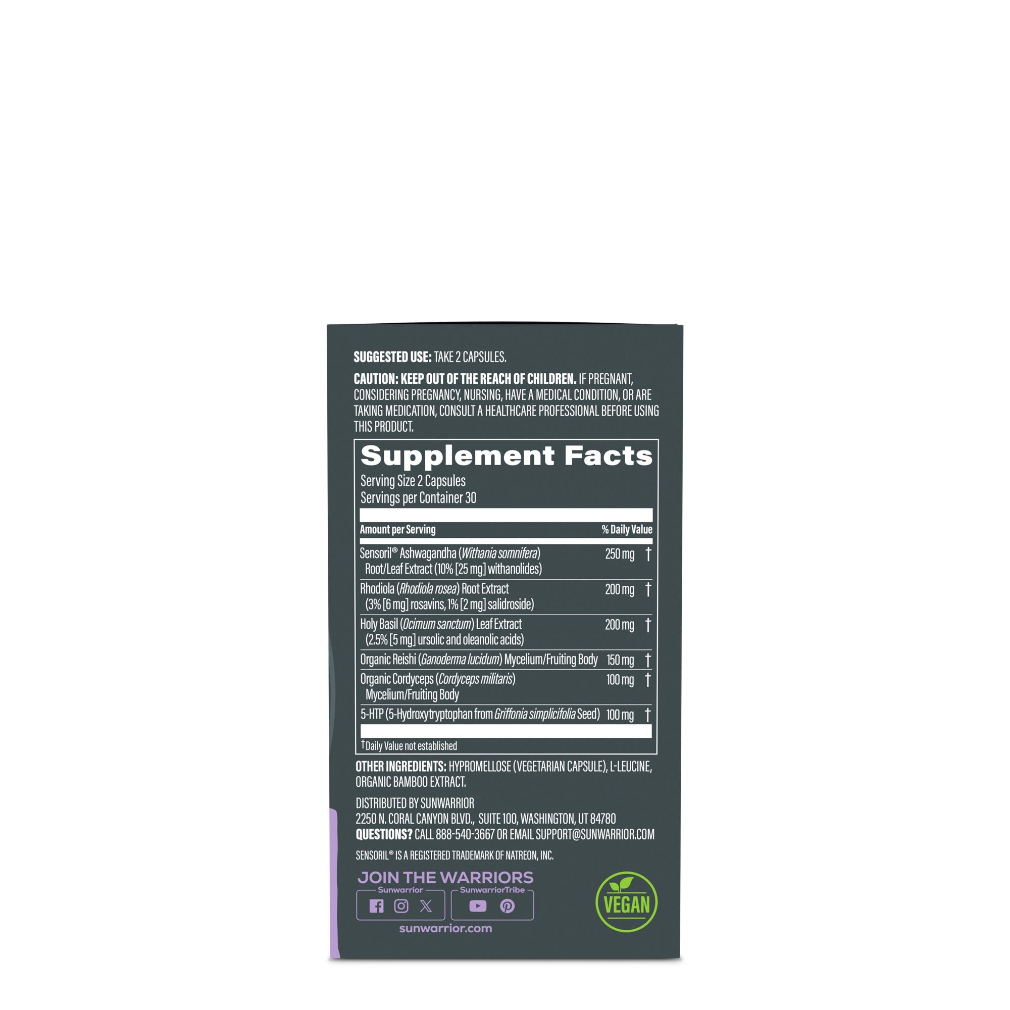Sunwarrior - Active Focus and Balance Capsules