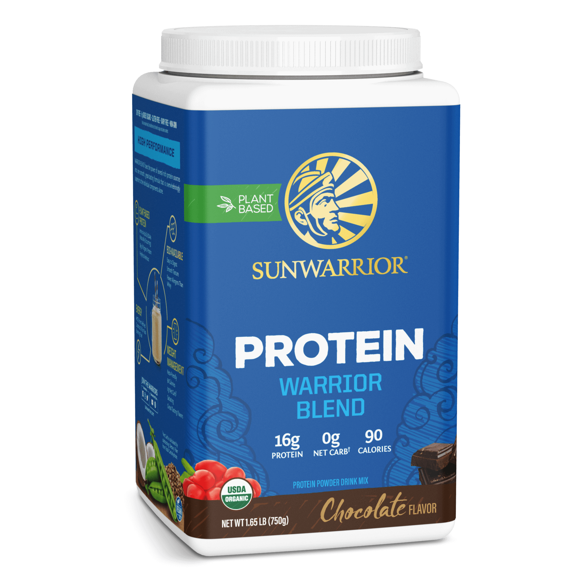 Sunwarrior - Warrior Blend Organic Protein - Chocolate