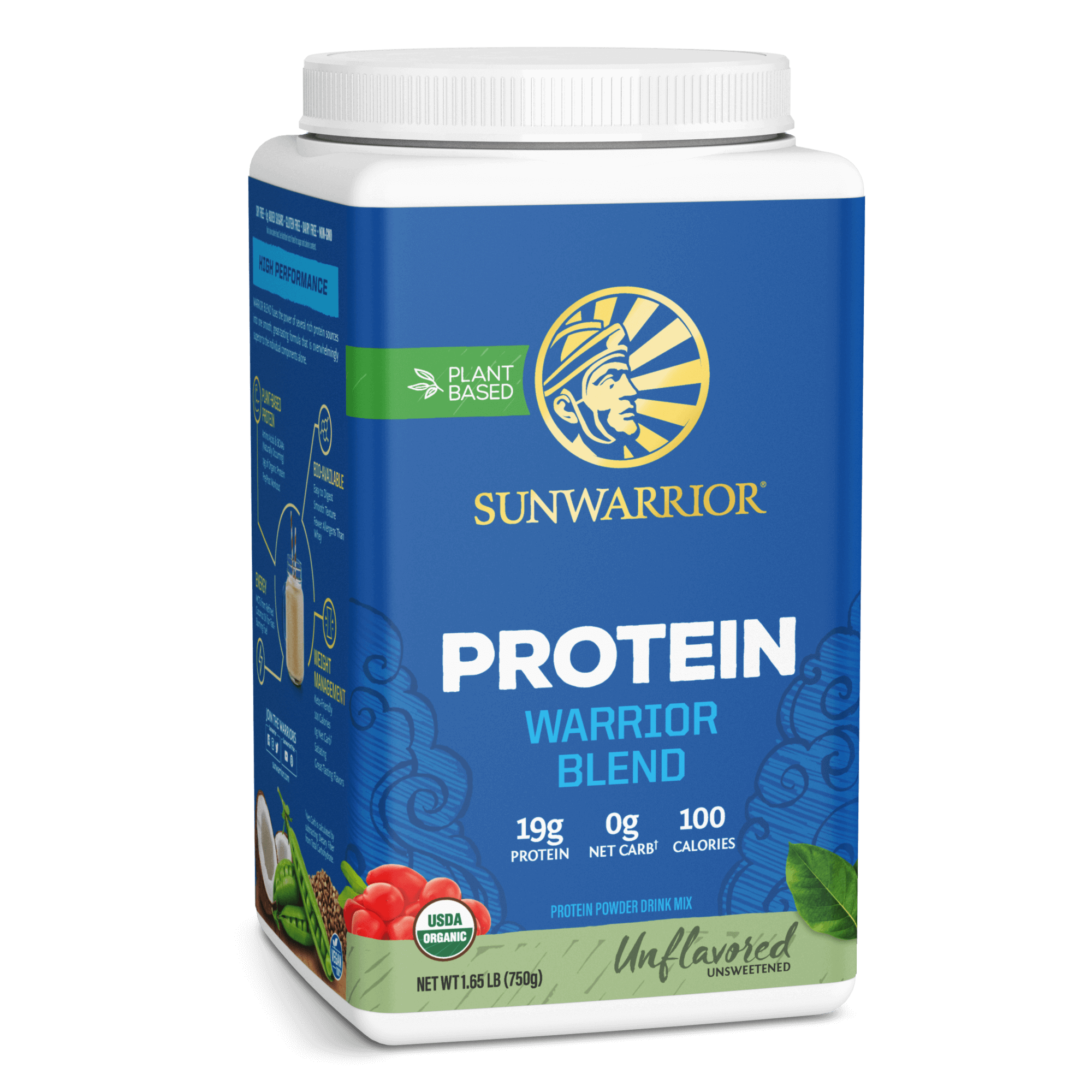Sunwarrior - Warrior Blend Organic Protein  - Unflavored