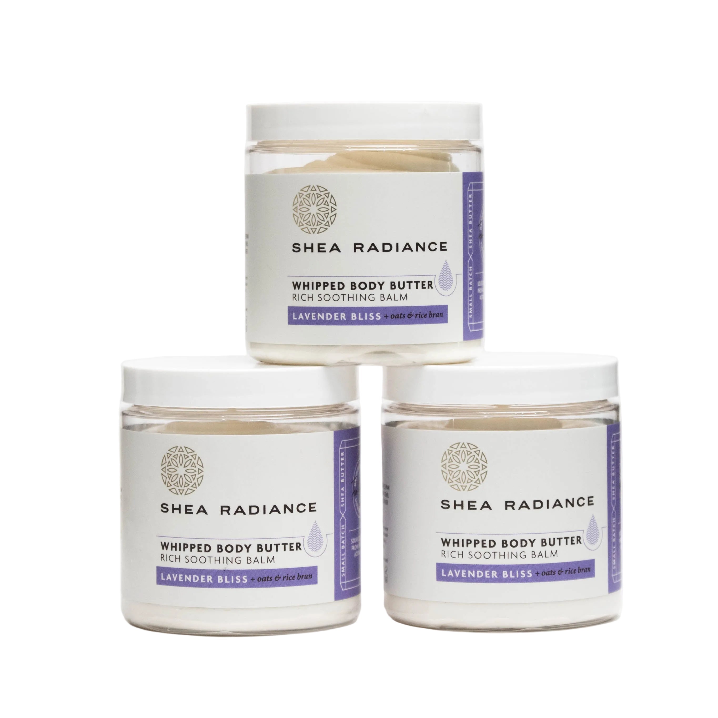 Shearadiance Whipped Shea Body Butter with Colloidal Oatmeal for Dry and Sensitive Skin