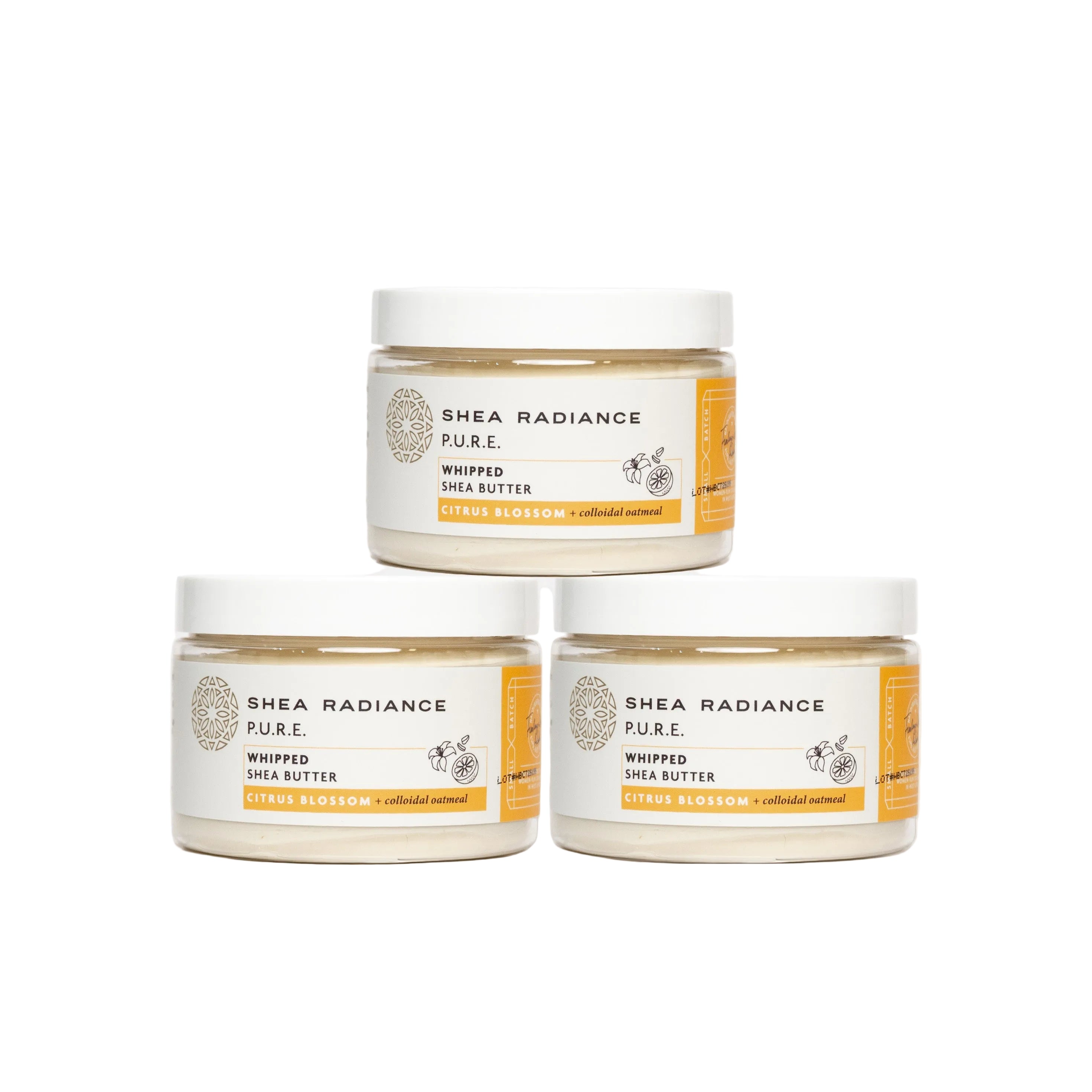 Shearadiance Whipped Shea Body Butter with Colloidal Oatmeal for Dry and Sensitive Skin