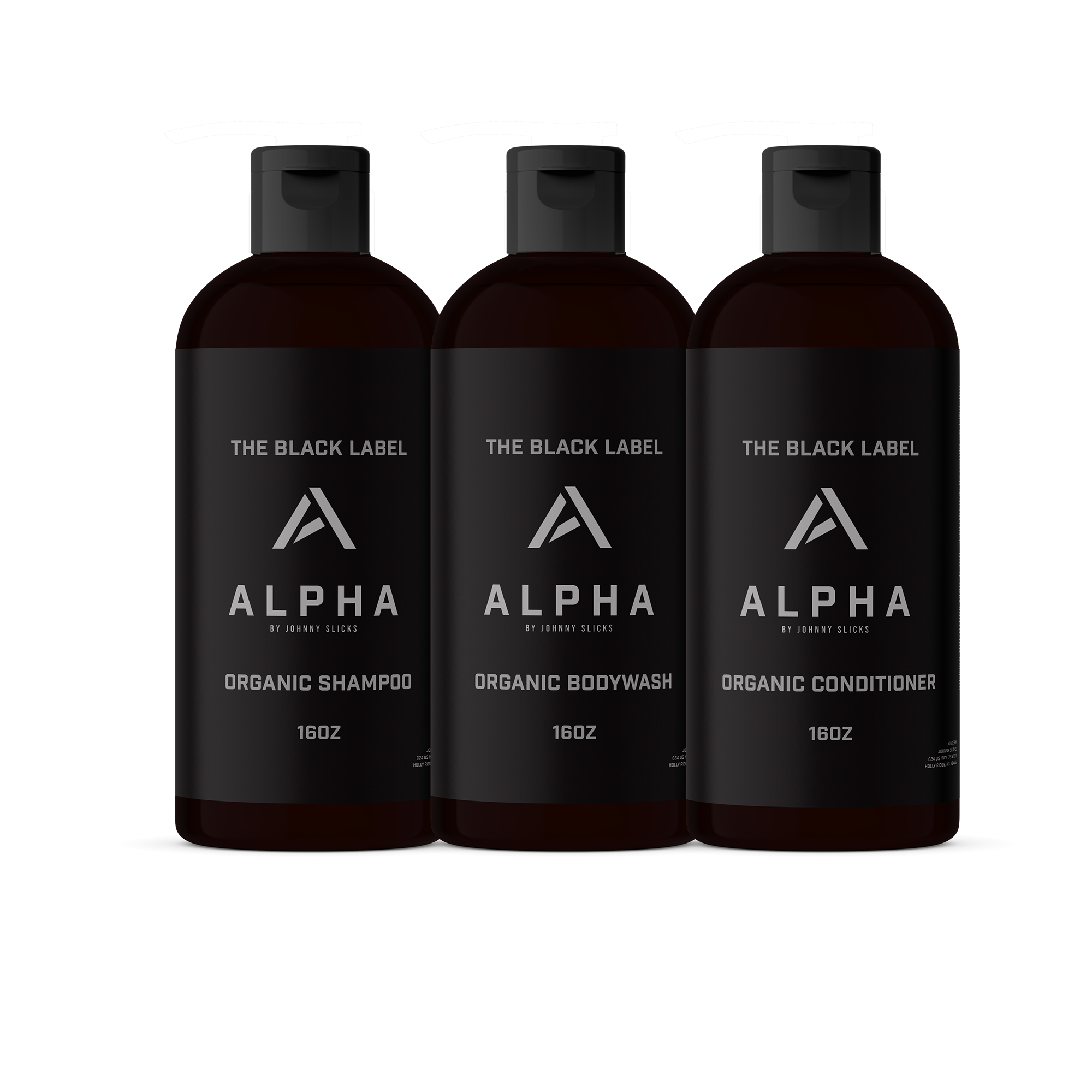 Johnny Slicks - Black Label Shower Set
