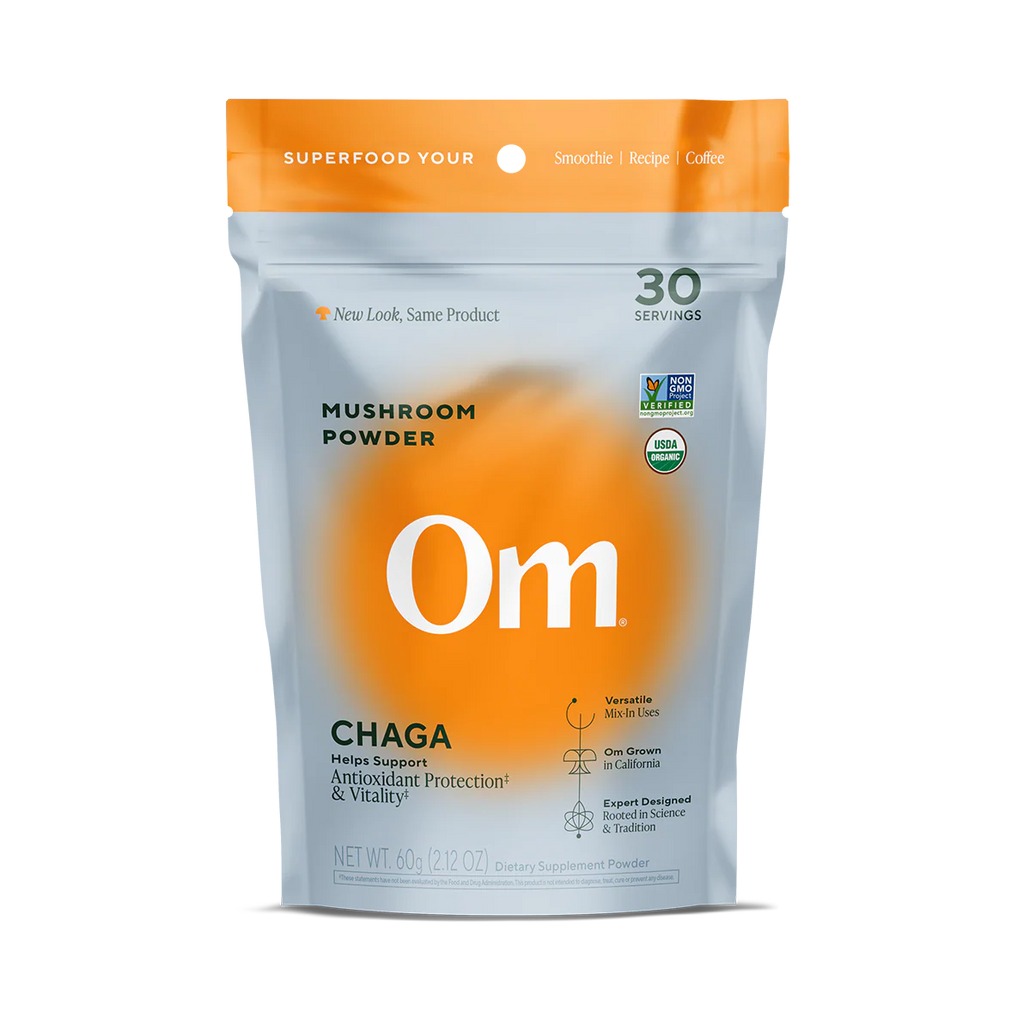 OM Mushroom Chaga Organic Mushroom Powder