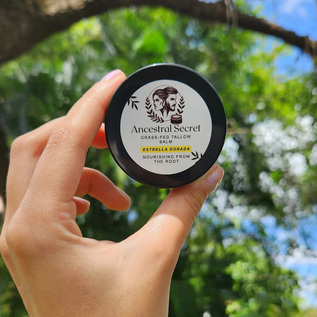 Ancestral Secret - Estrella Dorada Grass Fed Beef Tallow Balm 2 Oz / 0.55 Oz
