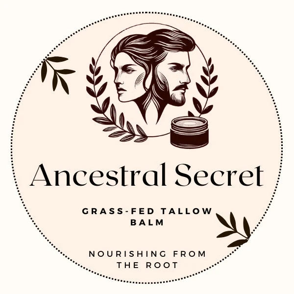 Ancestral Secret - Organic Beef Tallow Sun balm  - 0.55 oz/2.4 oz