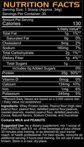 BLACKLABEL Supplements - POST HUSTLE Recovery Protein – 100% Hydrolyzed Whey Isolate, Peanut Butter Cup Flavor – Fast Absorption for Muscle Growth, Repair & Recovery – 2lb | 30 Servings