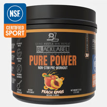 Load image into Gallery viewer, BLACKLABEL Supplements -Strength &amp; Power Enhancer – Peach Rings Flavor | Boost Endurance, Power Output &amp; Lean Muscle Naturally – Stimulant-Free Performance Formula