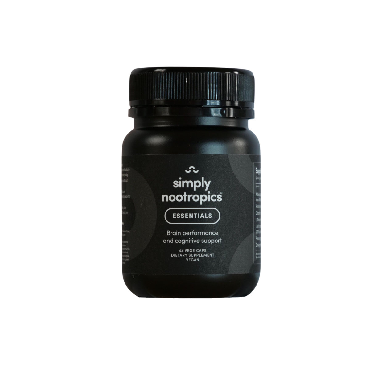 simply nootropics essentials - every day mental support (44 caps)