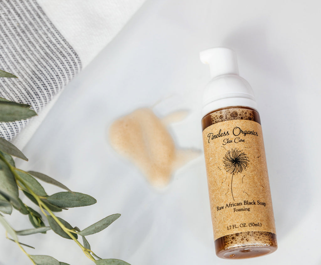 Timeless Organics - Liquid RAW African Black Soap - Foaming