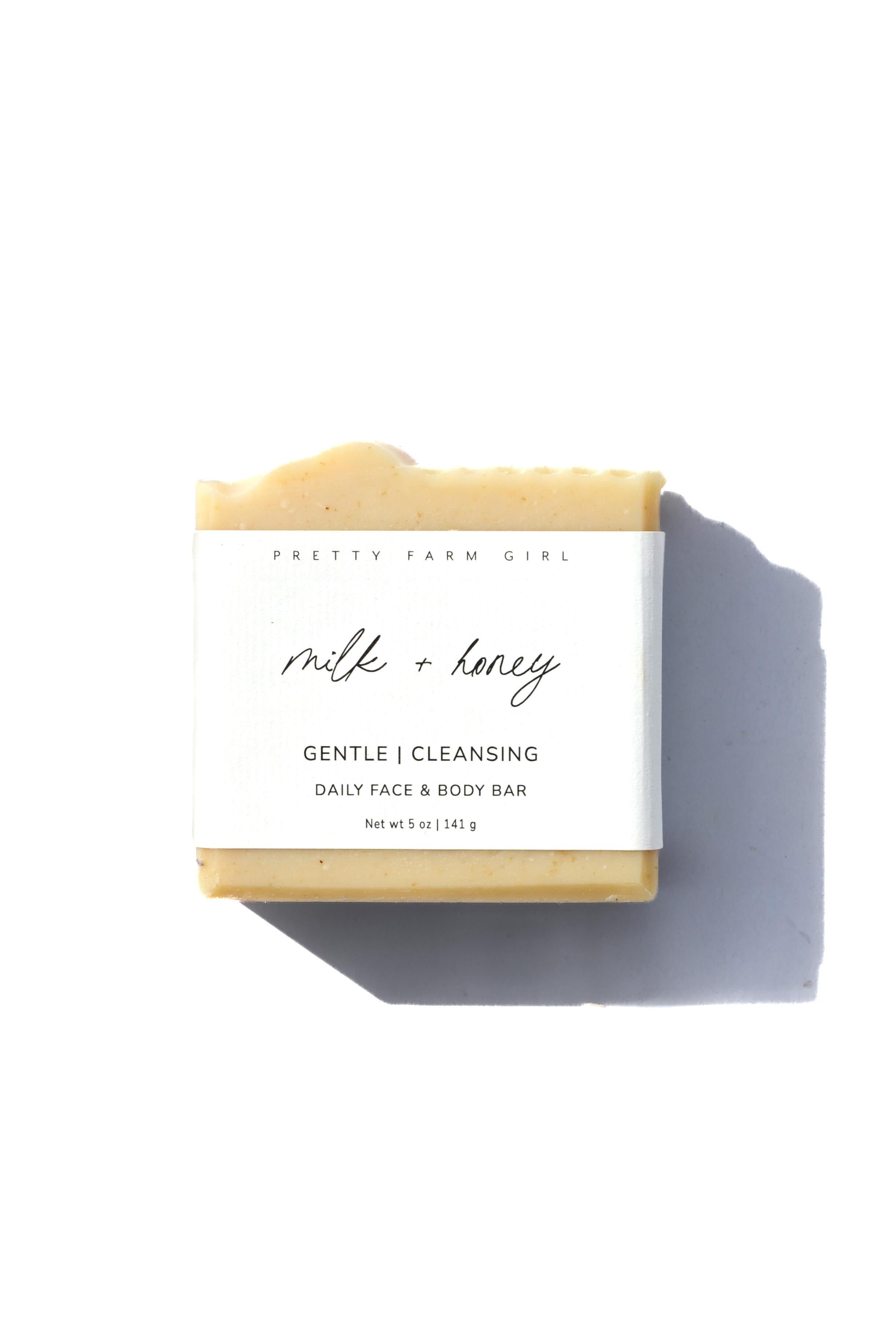 Pretty Farm Girl Milk + Honey Gentle Face & Body Bar