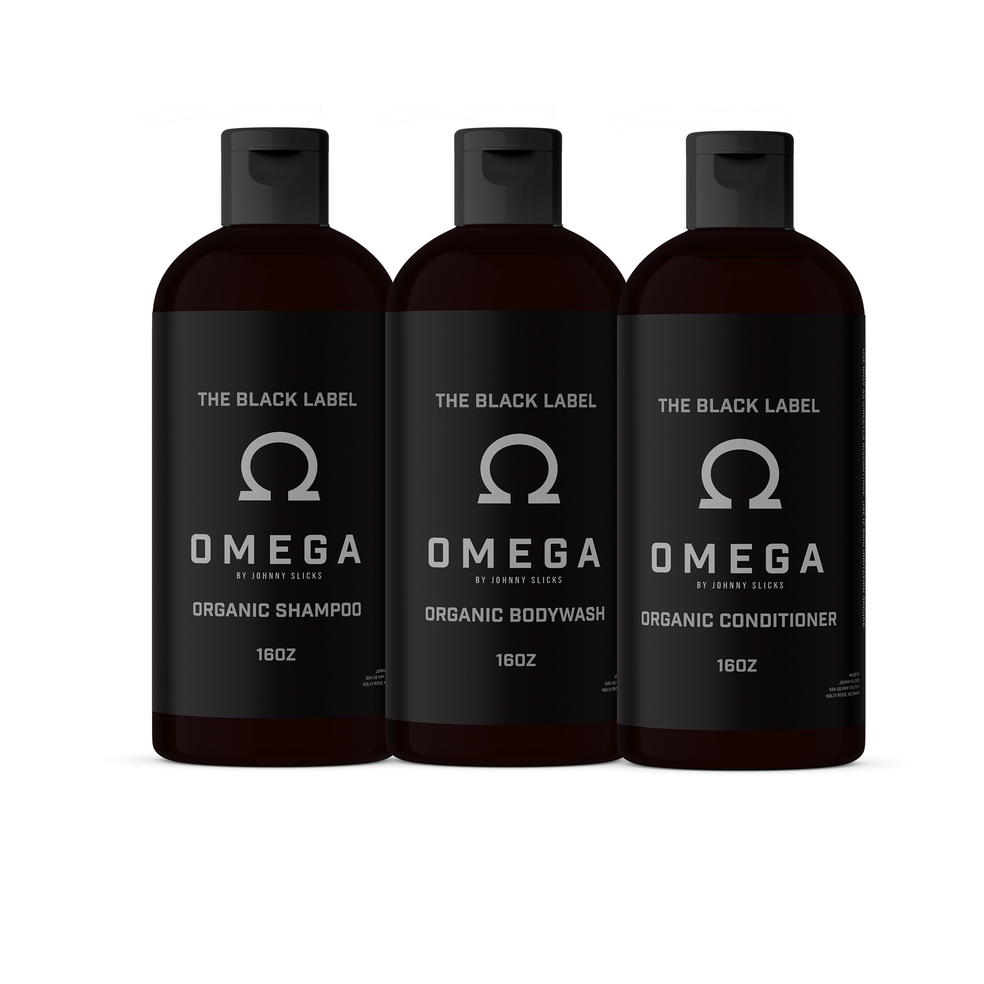 Johnny Slicks - Black Label Shower Set