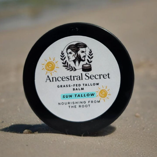 Ancestral Secret - Organic Beef Tallow Sun balm  - 0.55 oz/2.4 oz