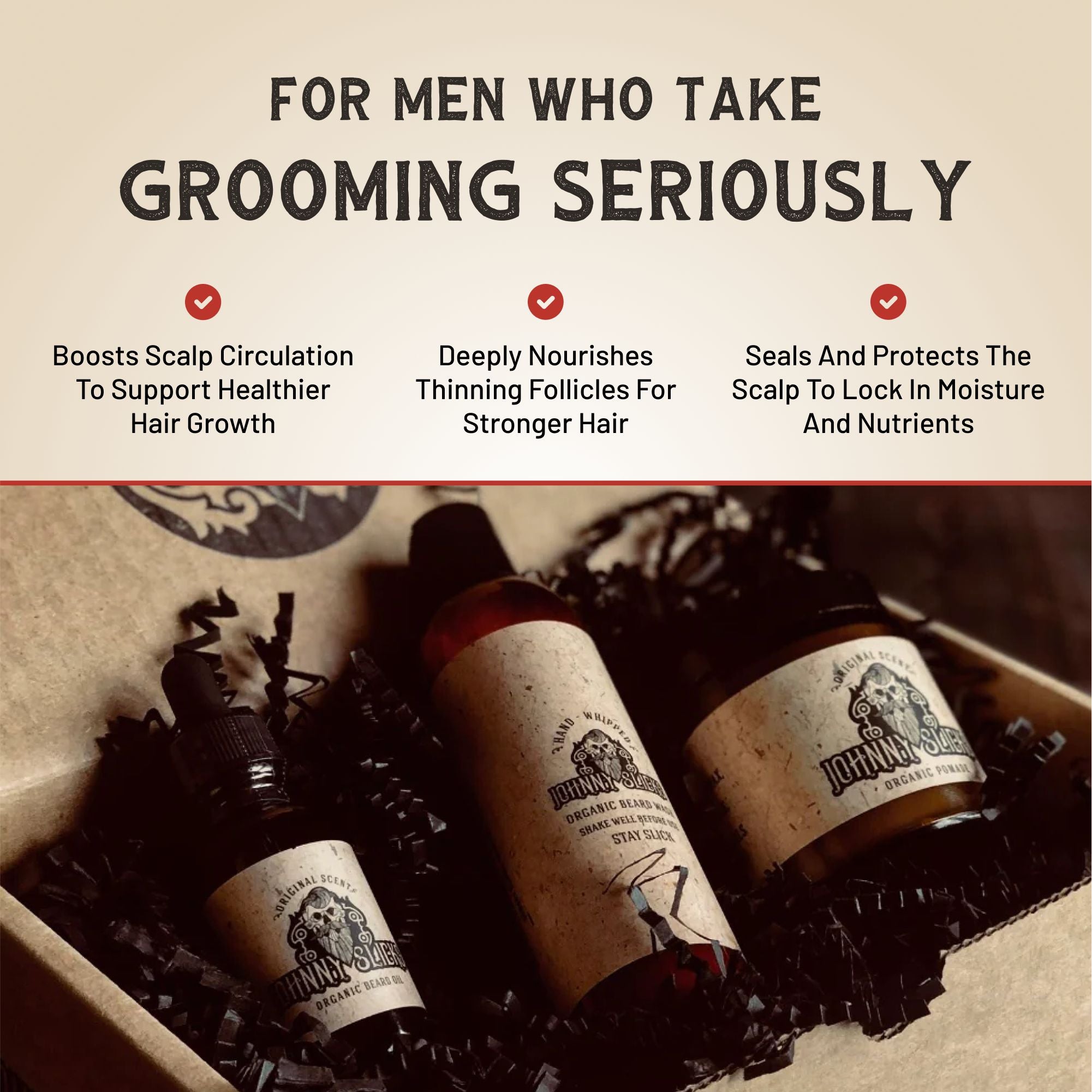 Johnny Slicks - Thinning Hair Kit