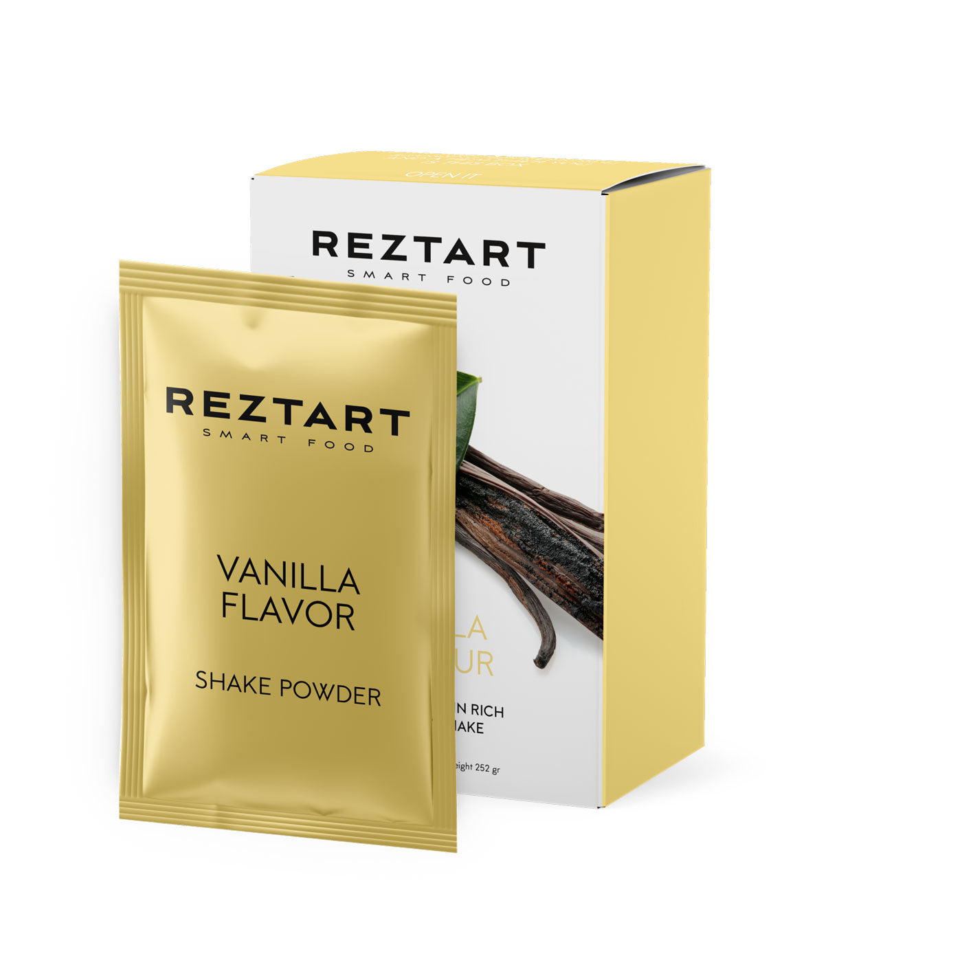 Reztart - Protein and Fiber-Rich Powder Shake with NGC®, Vanilla Flavor