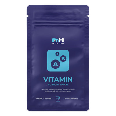 OnMi -Vitamin Support Patch -12 pack - Supplementing your nutrition intake has never been easier — simply stick it on and let your skin soak up our natural, science-based blend of vitamins