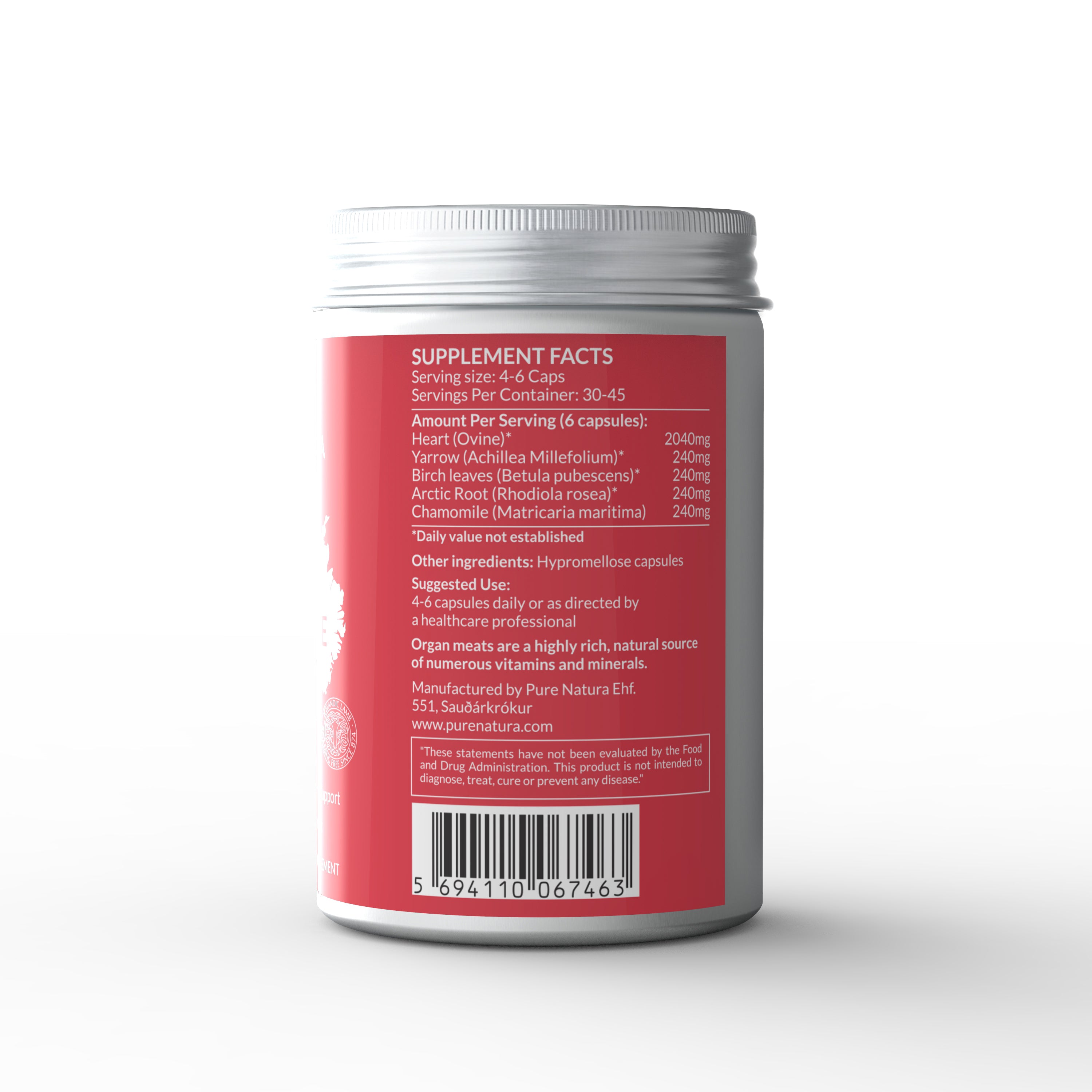 Pure Natura BALANCE – Nourishment for the Heart and Nerves 180 ct