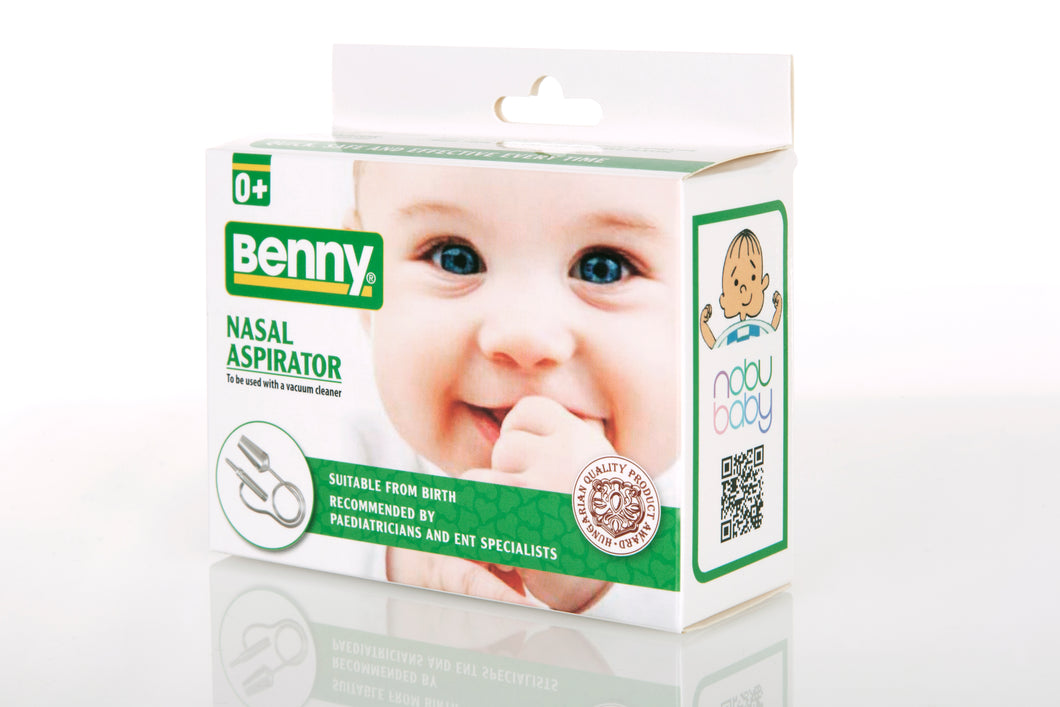 Benny Nasal Aspirator, the snot sucker,  the Most Effective Nose Cleaner for Sinus Congestion Cold and Flu. Safe, Gentle and Fast Nose Suction for Newborns Children – Suitable from birth