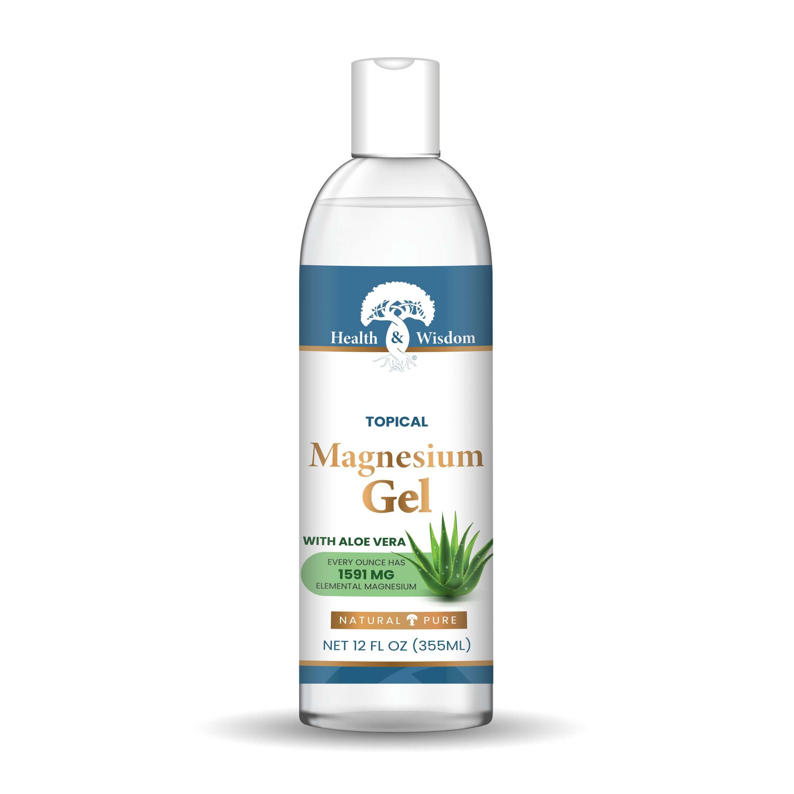 Magnesium Gel with Aloe Vera - 12 oz