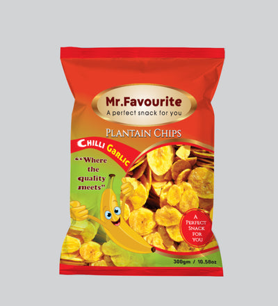 Mr.Favourite- Variety 3 Pack Plantains Chips: REGULAR CHIPS, SOUR CREAM & ONION CHIPS, SOUR CREAM & ONION CHIPS