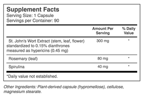 Nature's Way St John's Wort Standardized (90 Capsules)