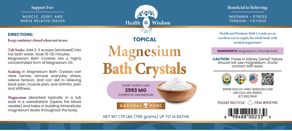 Magnesium Bath Crystals