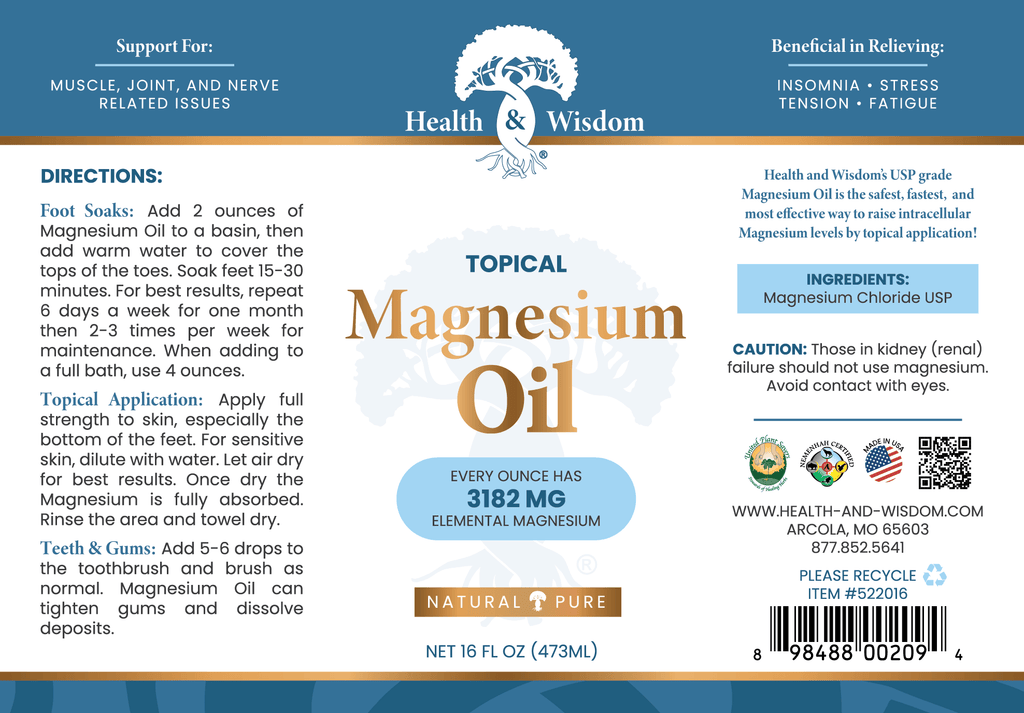 Magnesium Oil USP  16 oz