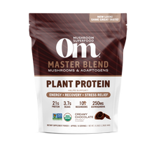 Load image into Gallery viewer, OM Mushroom Master Blend Plant‑Based Protein - Creamy Chocolate