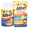 Nature's Way Alive! Children's Multi-Vitamin Chewable Natural Orange and Berry 120 Chewable Tablets