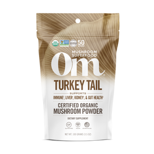 OM Mushroom Turkey Tail Organic Mushroom Powder