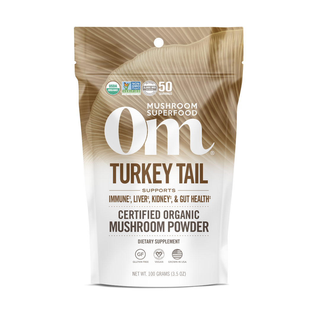 OM Mushroom Turkey Tail Organic Mushroom Powder