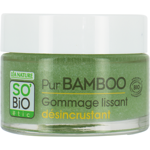 SO'BiO étic- Pur Bamboo- Deep cleansing smoothing scrub - all type of skin -  Organic, Ecocert, Vegan 50 ml