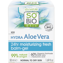 Load image into Gallery viewer, SO&#39;BiO étic 24hr Moisturizing fresh balm gel--ORGANIC, ECOCERT, VEGAN-50 ml