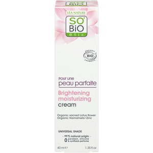 SO'BiO étic - Peau parfaite - Brightening moisturizing cream - ORGANIC, ECOCERT, VEGAN  - 40ml