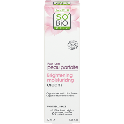 SO'BiO étic - Peau parfaite - Brightening moisturizing cream - ORGANIC, ECOCERT, VEGAN  - 40ml