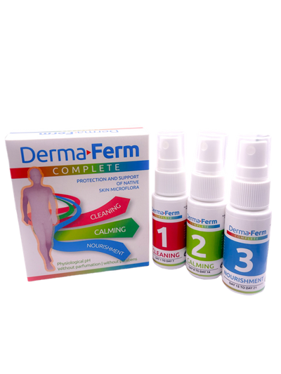 Derma.Ferm® COMPLETE -Protection and Support Of Native Skin Microflora.