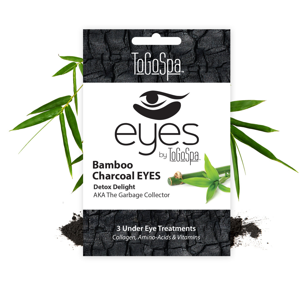 ToGoSpa - Bamboo Charcoal EYES: AKA Man Up, Puff Down