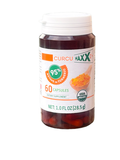 CURCUMAXX C+Curcumin, Turmeric, Organic 60 CAPSULES