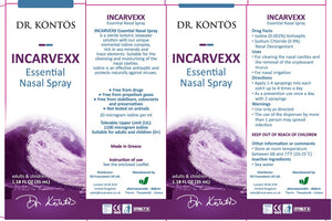 Incarvexx Antiviral Seawater Nasal Spray Made with Molecular Iodine and  Fulvic Acid, , Non-Allergenic, Suitable for Adults, Pregnant Women and Children – for Colds, Blocked Nose & Viral Infections 1 Fl Oz