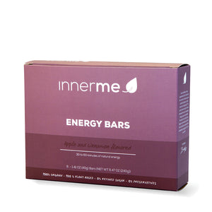 INNERME ENERGY BAR 'APPLE-CINNAMON’ - ORGANIC & VEGAN - (6 X 40 G)