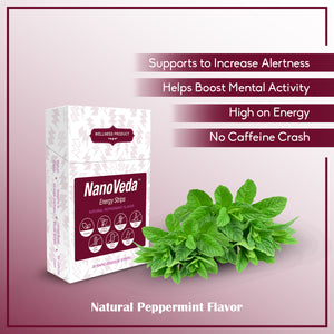 NANOVEDA ENERGY STRIPS (CAFFEINE 50 MG + L-THEANINE 25 MG + B12 6 MCG)